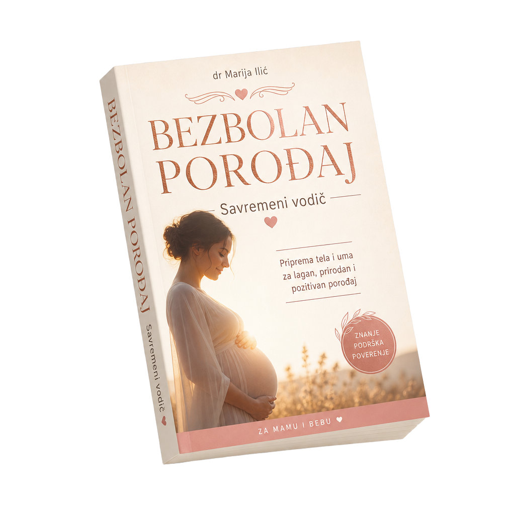 Bezbolan Porođaj — korica knjige