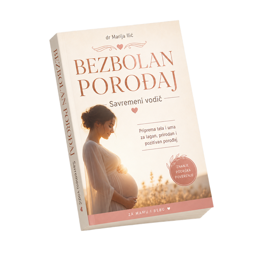 Bezbolan Porođaj — korica knjige